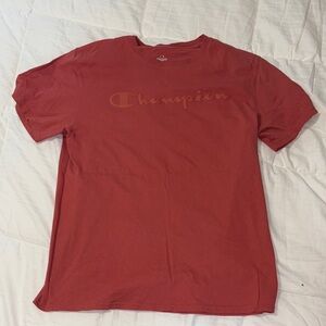 Champion Red Short Sleeve Tee